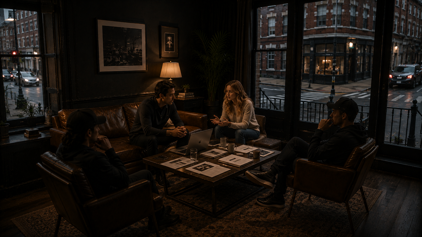 Executive meeting in progress